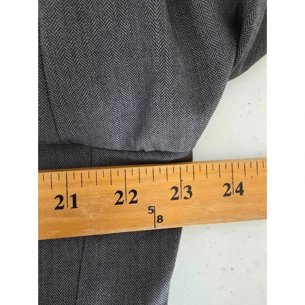 Jos A Bank Signature Gold Blazer Jacket Mens 43R Gray Sports Coat 2 Buttons Wool